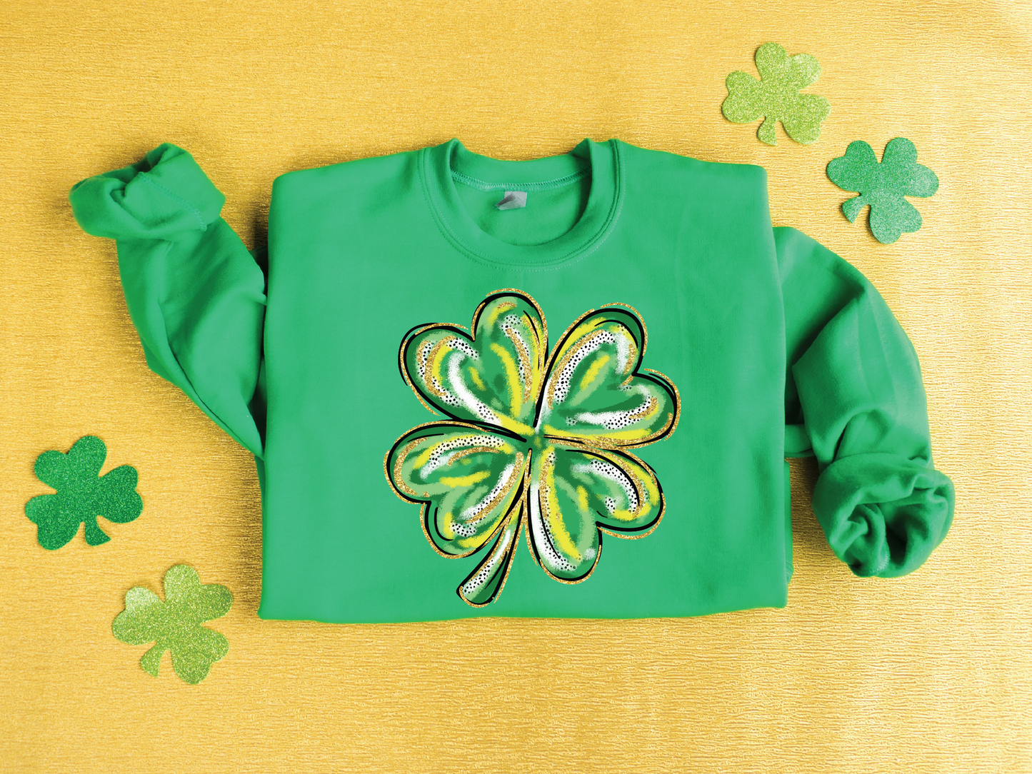 Glitter Shamrock Sweatshirt