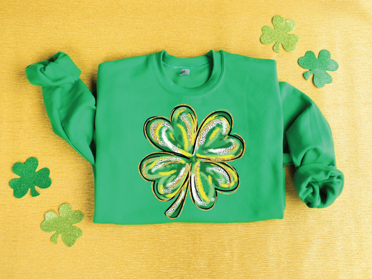 Glitter Shamrock Sweatshirt