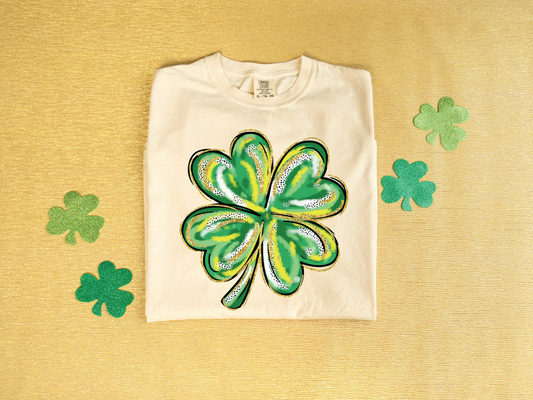 Glitter Shamrock T-shirt