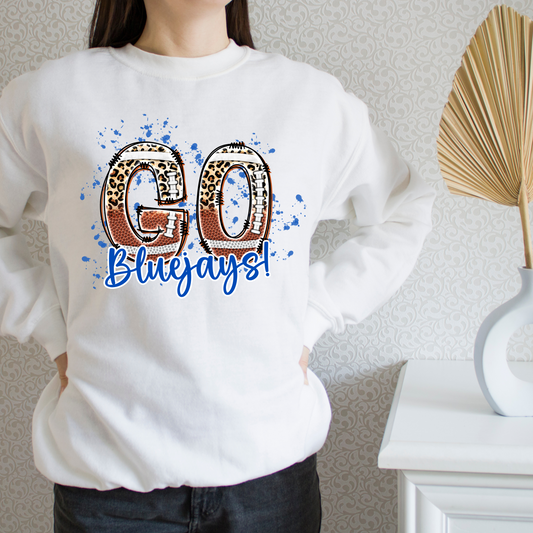 Go Bluejays Football Sweatshirt