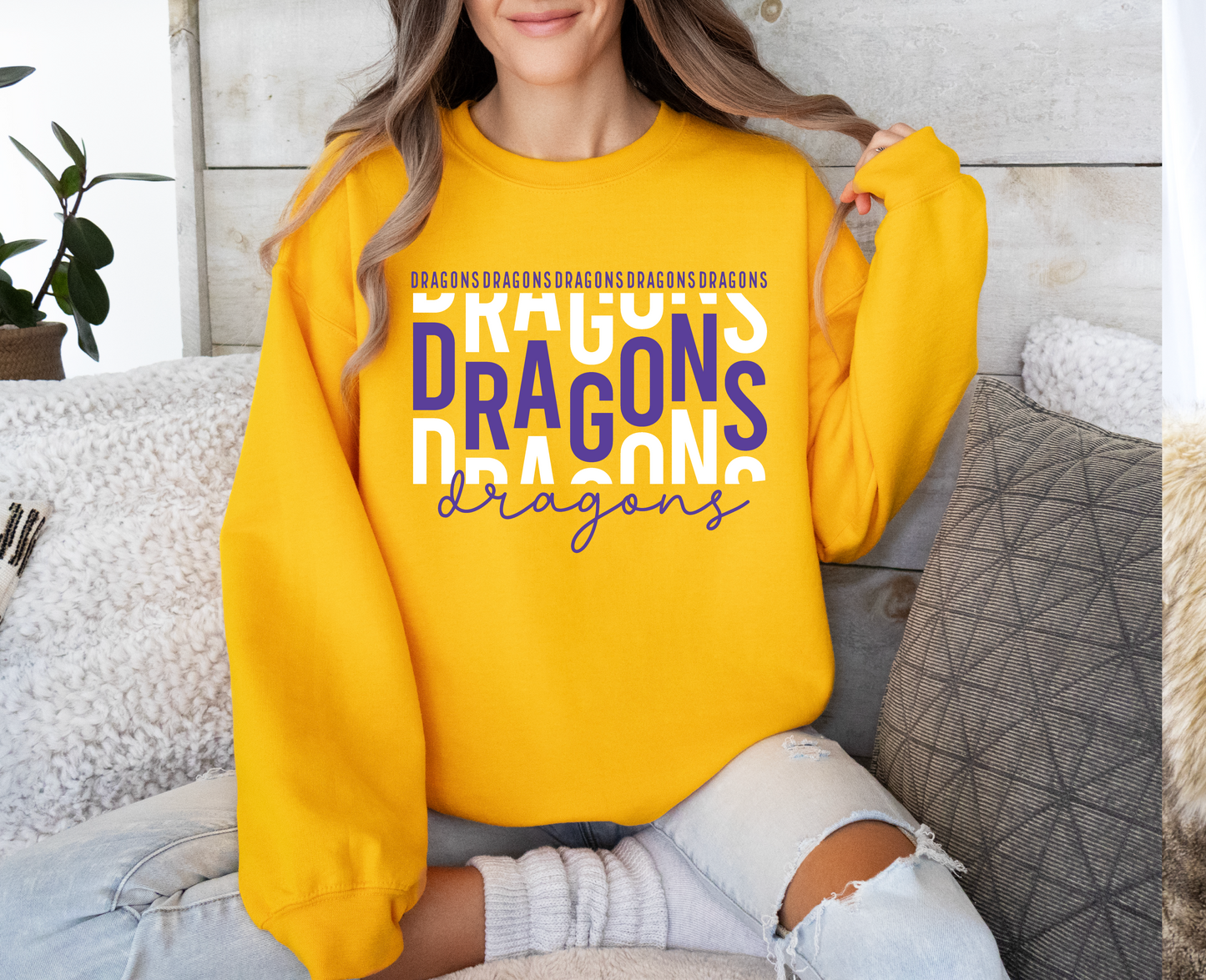 Dragons Stacked Sweatshirt