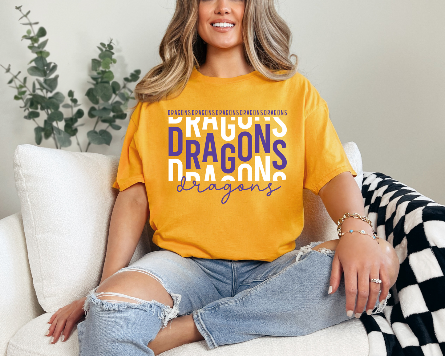 Dragons Stacked T-shirt