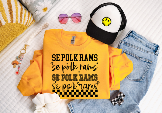SEP Rams Check Stack Sweatshirt