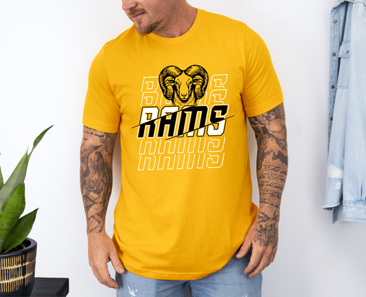 Slanted Rams Stack T-shirt
