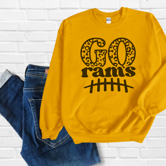 Go Rams Football Sweatshirt