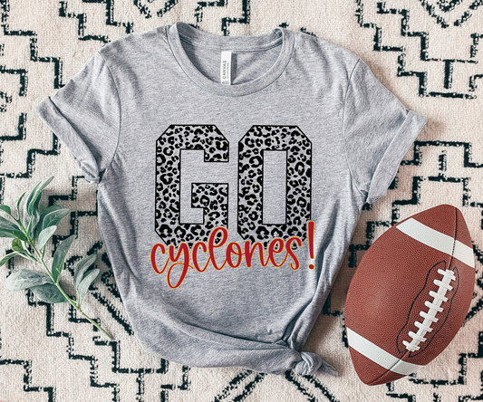 Go Cyclones Leopard T-shirt