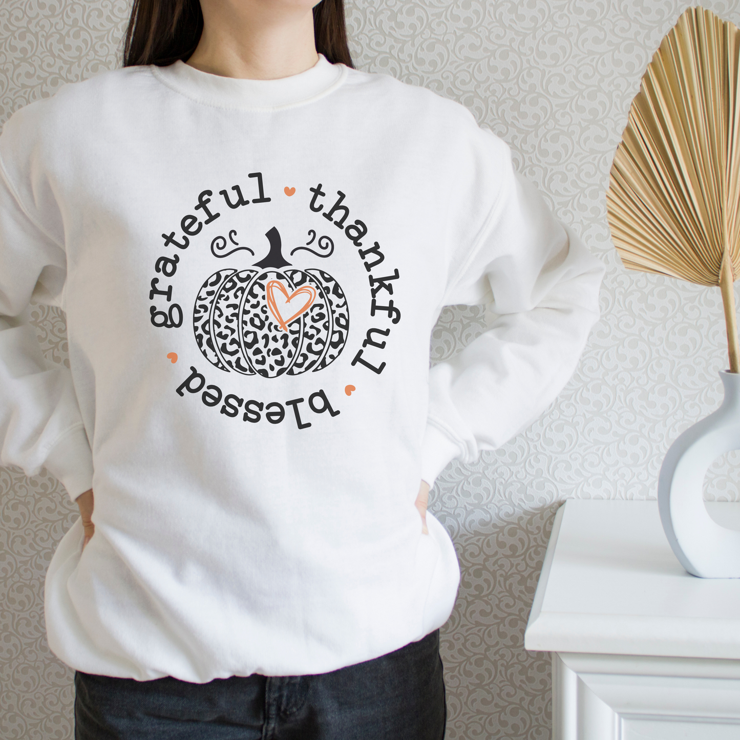 Grateful Thankful Blessed Sweatshirt