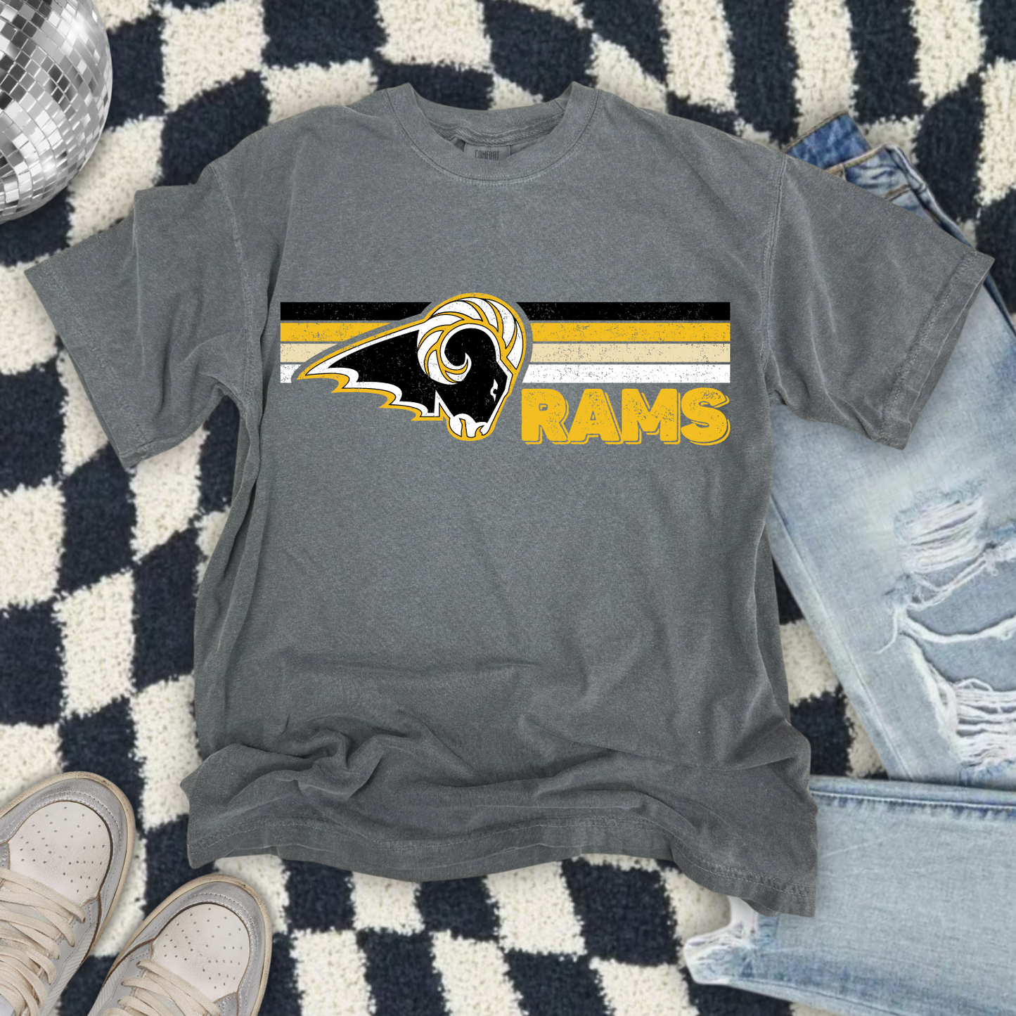 SEP Rams Vintage Linear T-shirt