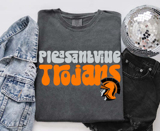 Groovin' Pleasantville Trojans T-shirt