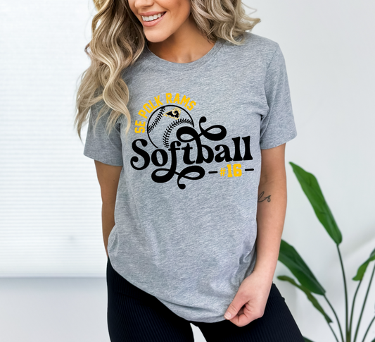 Softball Groovy SEP T-shirt