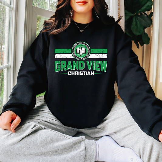 Grand View Christian Linear Sweatshirt