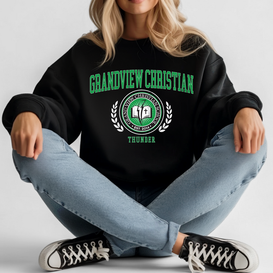 Grand View Christian Crest Sweatshirt