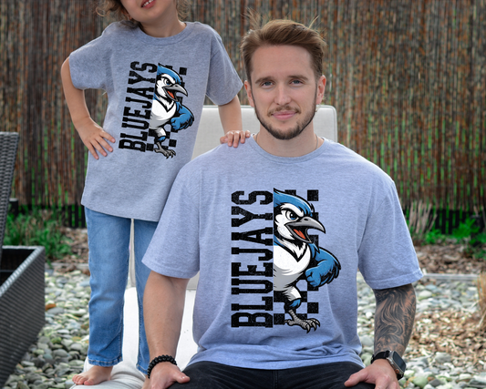 Half Checkered Bluejays T-shirt