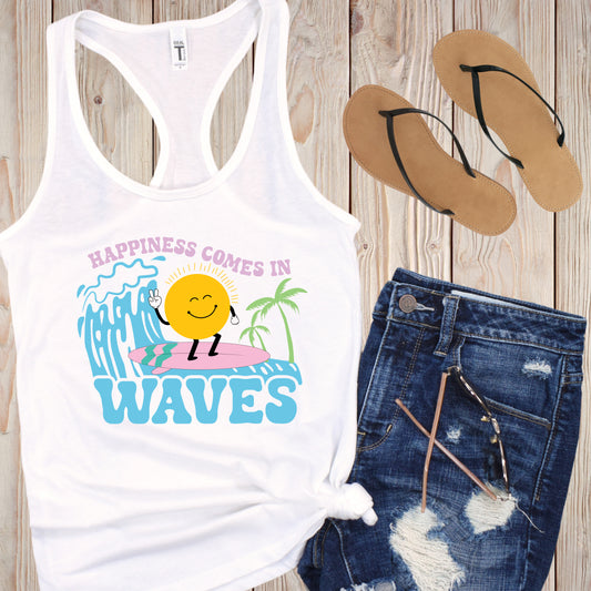 Happiness Comes in Waves Tank