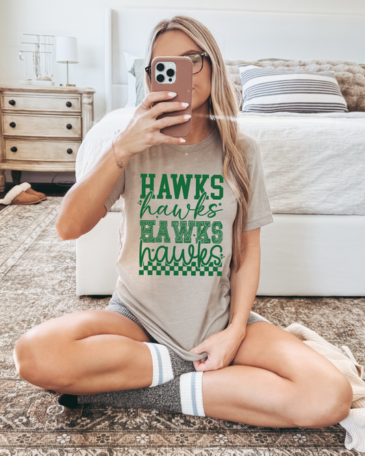 Hawks Script Stack T-shirt