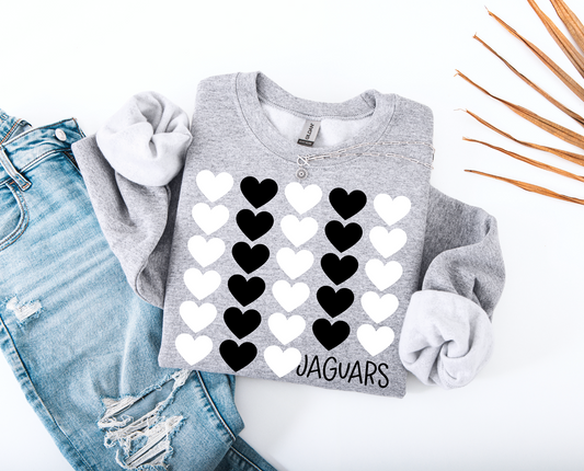 Ankeny Centennial Jaguars Heart Knit Sweatshirt