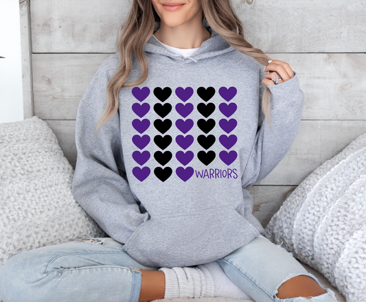 Norwalk Warriors Heart Knit Sweatshirt