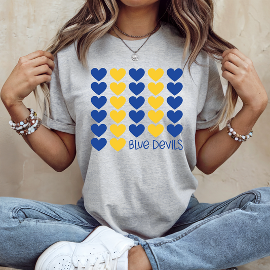 MSTM Blue Devils Heart Knit T-Shirt