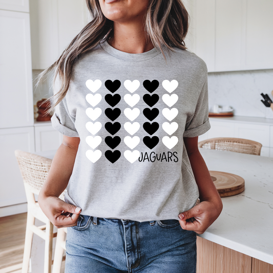 Ankeny Centennial Jaguars Heart Knit T-Shirt