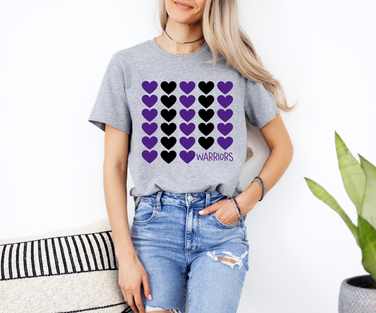 Norwalk Warriors Heart Knit T-Shirt