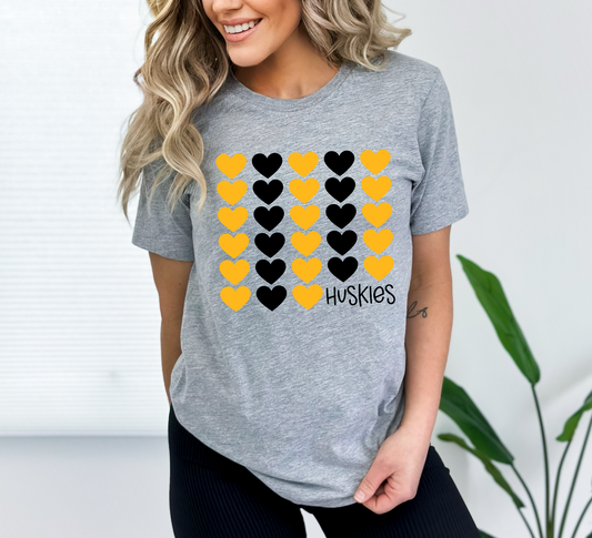 Winterset Huskies Heart Knit T-Shirt