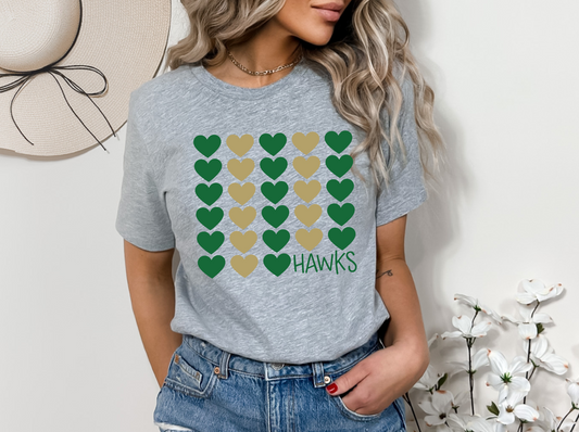 WG Hawks Heart Knit T-Shirt