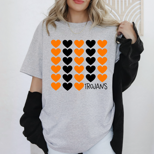 Pleasantville Trojans Heart Knit T-Shirt
