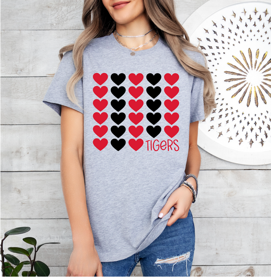 ADM Tigers Heart Knit T-Shirt