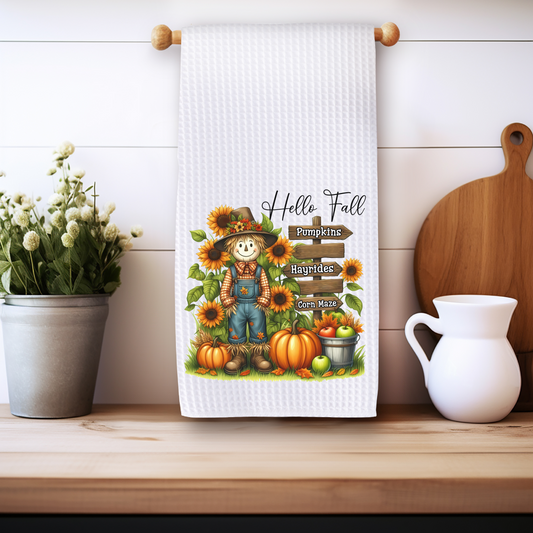 Hello Fall - Kitchen Towel