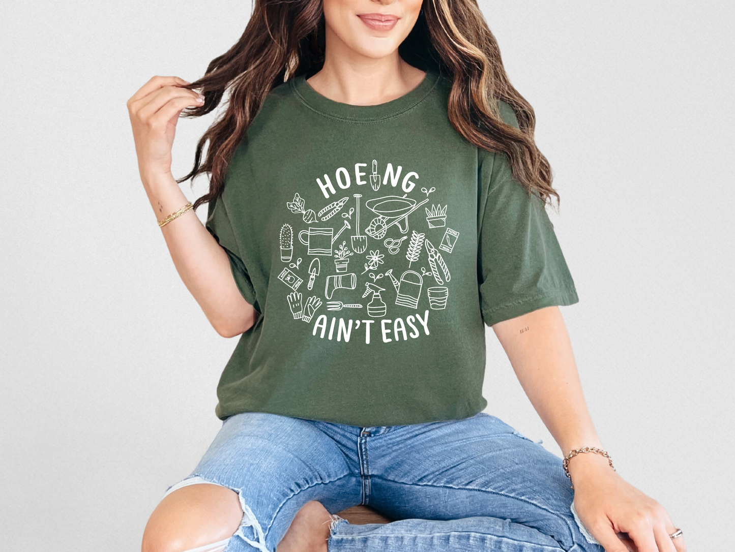 Hoeing Ain't Easy T-shirt