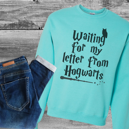 Waiting on my Hogwarts Letter Crewneck Sweatshirt