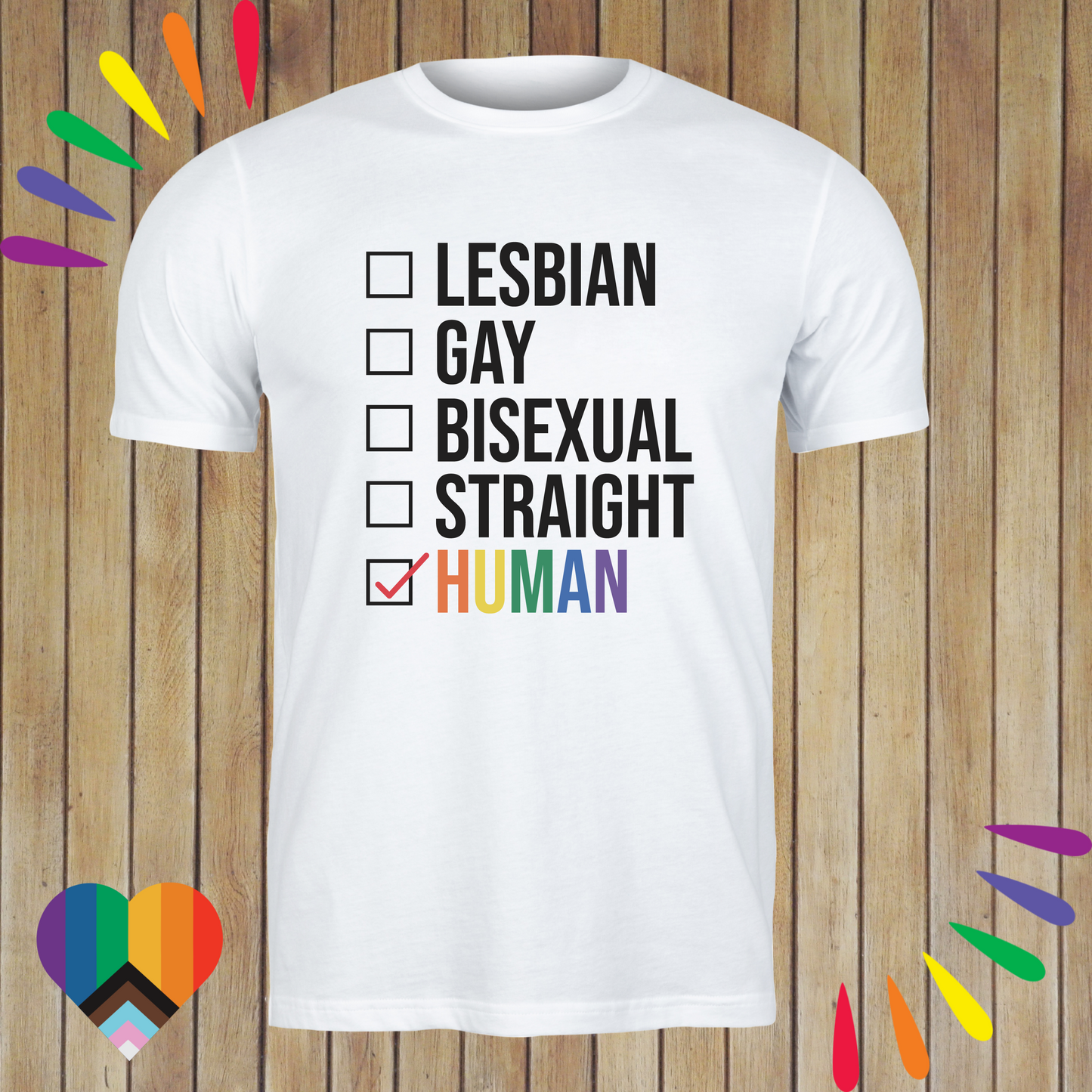 Human Checklist T-shirt