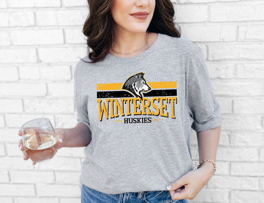 Winterset Huskies Linear T-shirt