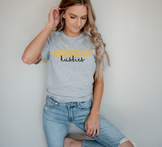 Winterset Huskies Bubble T-shirt