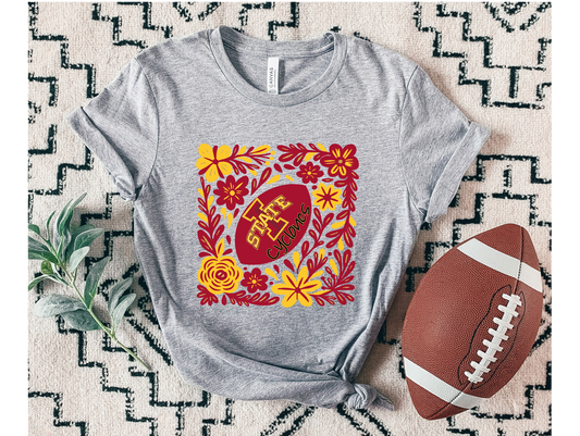ISU Cyclones Floral T-Shirt