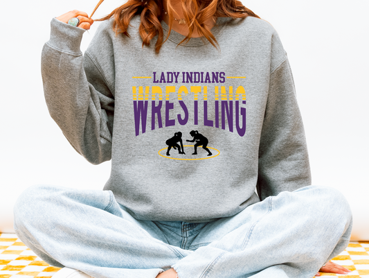 Lady Indians Wrestling Sweatshirt