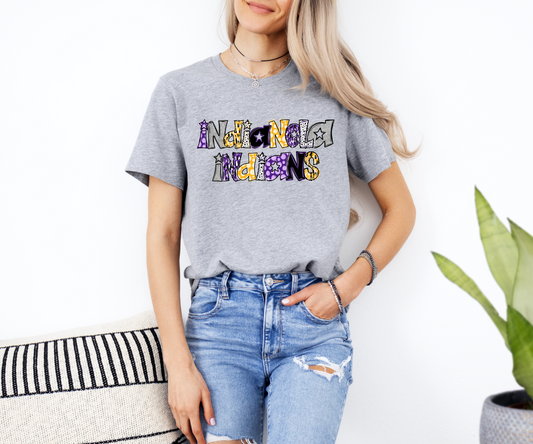 Indianola Indians Doodle T-shirt