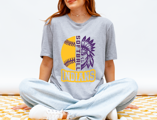 Indians Softball T-Shirt