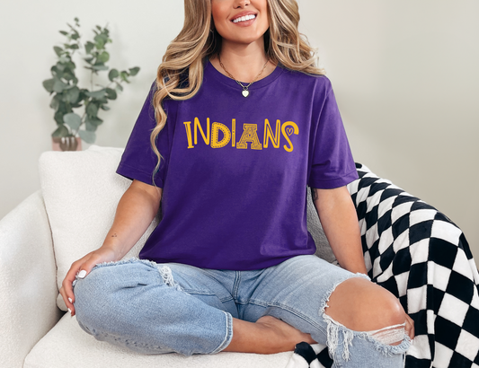 Indians Doodle T-shirt