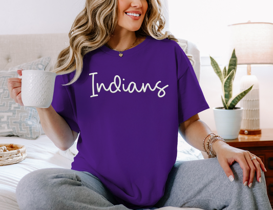 Indians 3D Puff T-shirt