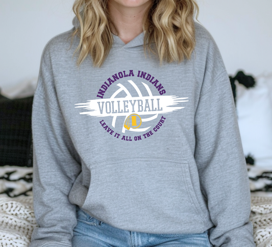 Indians VB Leave it All on the Court Sweatshirt