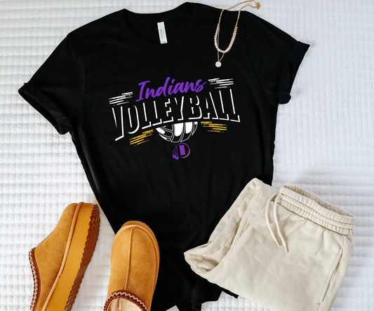 Indianola Indians Volleyball Swash T-shirt