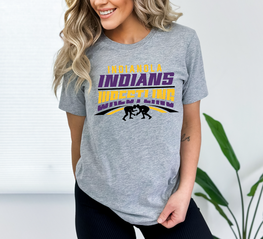 Indianola Indians Wrestling T-Shirt