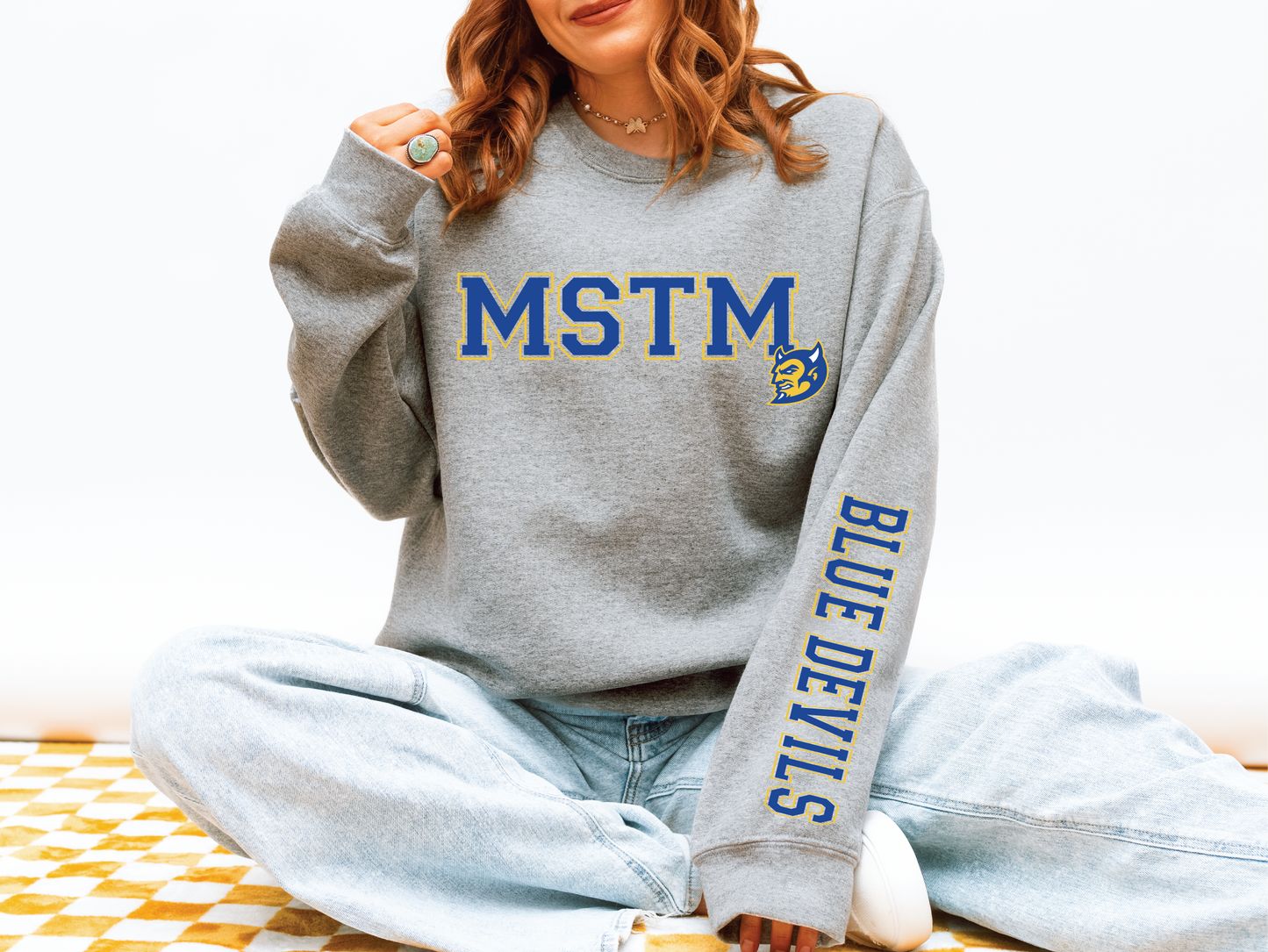 MSTM Blue Devils Initials Sweatshirt