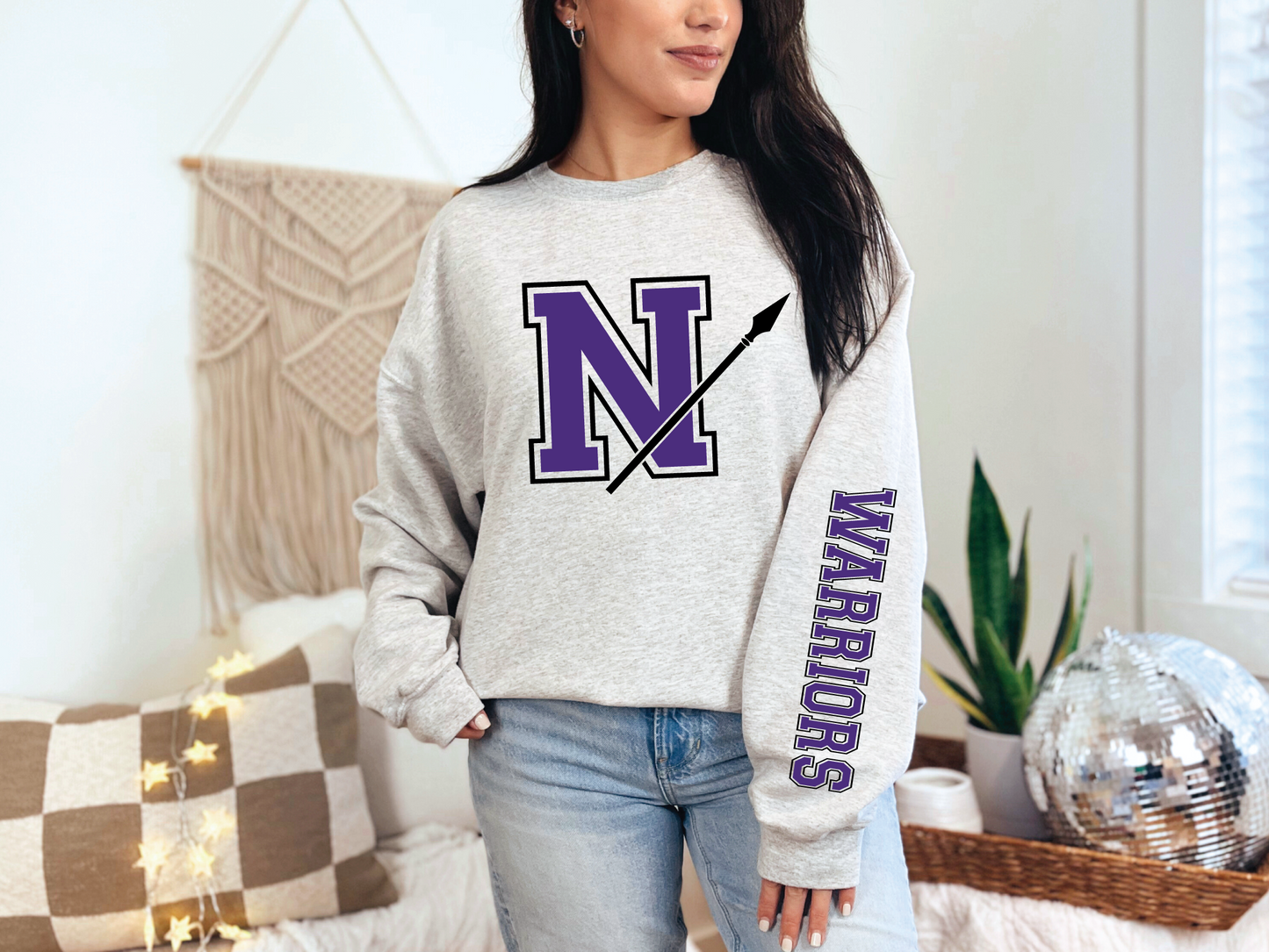 Norwalk Warriors Initials Sweatshirt