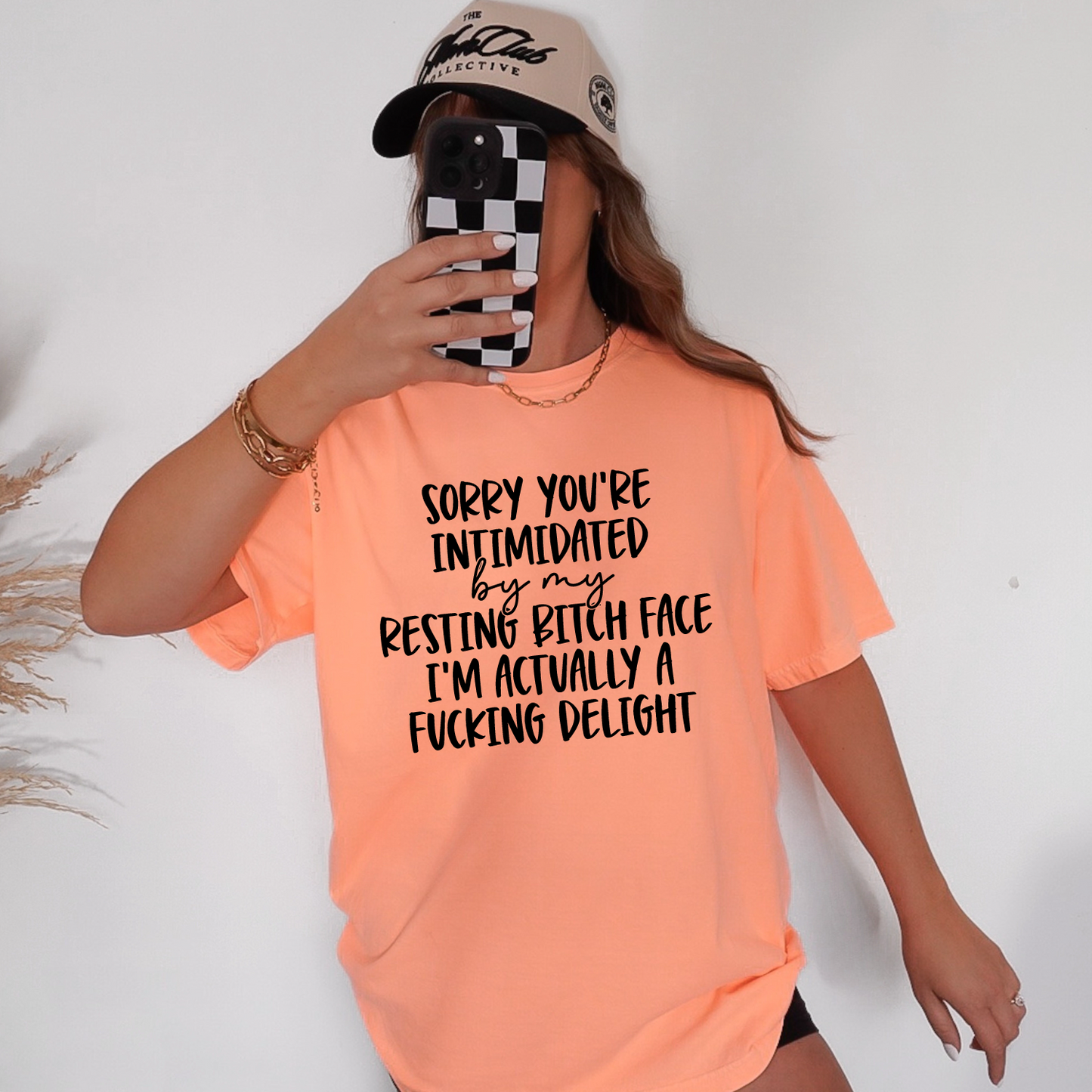 Intimidated by my Resting Bitch Face T-shirt