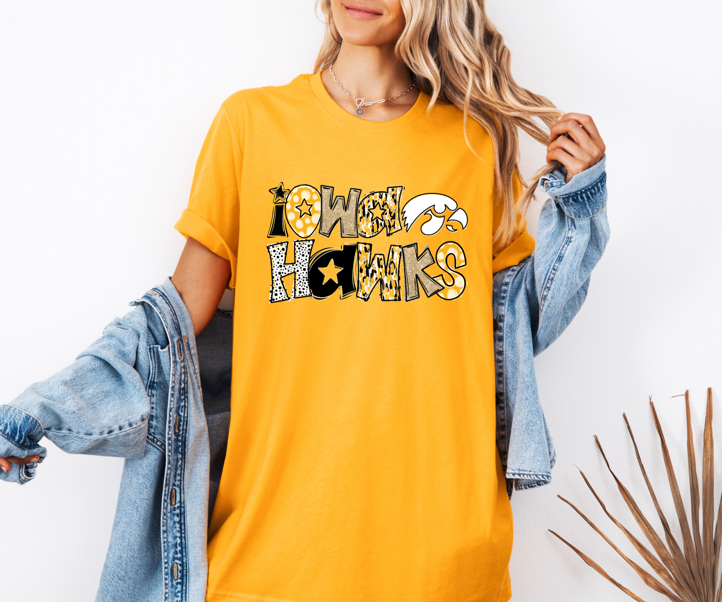 Glitter Doodle Hawkeyes T-shirt