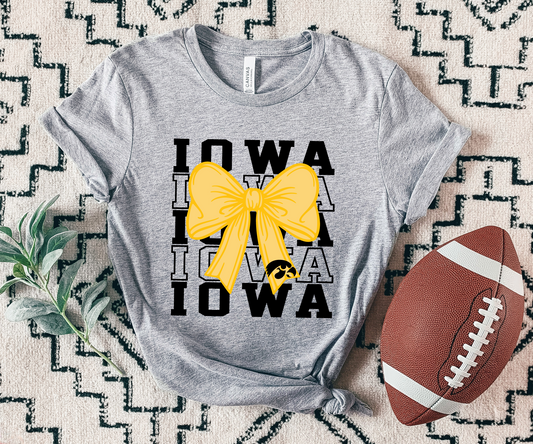 Iowa Coquette Bow T-shirt