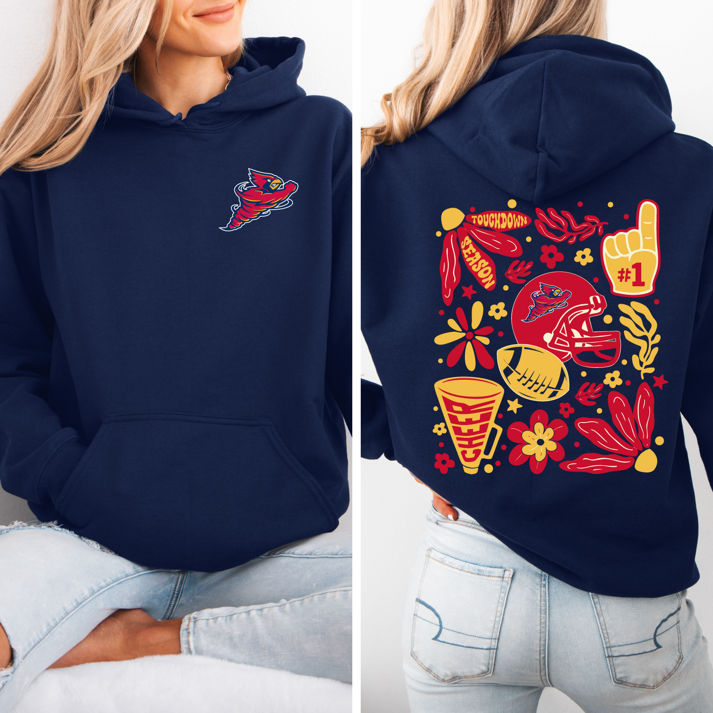 Iowa State Boho Football Sweatshirt
