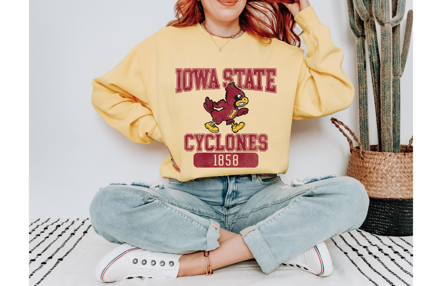 ISU Cyclones Grunge Premium Sweatshirt
